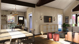 Ranch House Plan - 75228 - Dining Room