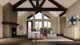Ranch House Plan - 75228 - Living Room