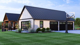 Lodge Style House Plan - 15008 - Left Exterior