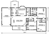Traditional House Plan - Boise 2 13660 - 1st Floor Plan