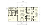 Country House Plan - Cedar 1 40321 - 1st Floor Plan
