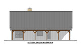 Country House Plan - Cottonwood1 89782 - Rear Exterior