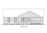 Ranch House Plan - Adam 2 95975 - Rear Exterior