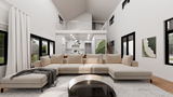 Farmhouse House Plan - Barnie 30644 - Great Room