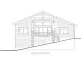 Craftsman House Plan - 64647 - Rear Exterior