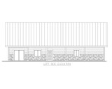 Traditional House Plan - 47901 - Left Exterior