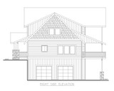 Mountain Rustic House Plan - 70876 - Right Exterior