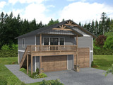 Craftsman House Plan - 56137 - Front Exterior