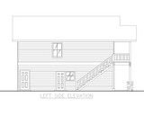 Craftsman House Plan - 56137 - Left Exterior