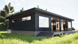 Contemporary House Plan - Okeechobee 96491 - Left Exterior