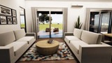 Contemporary House Plan - Okeechobee 96491 - Living Room