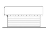 Craftsman House Plan - Easley 81770 - Rear Exterior