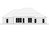 Secondary Image - Craftsman House Plan - Brady Lane 92119 - Rear Exterior