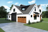 Farmhouse House Plan - 59099 - Left Exterior
