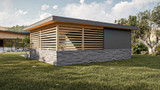 Modern House Plan - Rockland 80304 - Rear Exterior