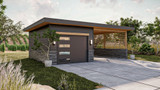 Modern House Plan - Rockland 80304 - Left Exterior