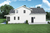 Traditional House Plan - 50724 - Left Exterior
