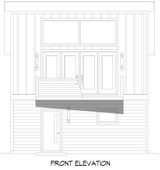 Contemporary House Plan - Mt. Wallowa Escape 12363 - Front Exterior
