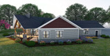 Craftsman House Plan - Carolina Mountain 39246 - Left Exterior