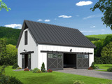 Country House Plan - Highland Barn 50791 - Front Exterior