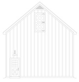 Country House Plan - Highland Barn 50791 - Right Exterior