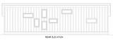 Contemporary House Plan - Owl Ridge 76897 - Rear Exterior