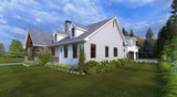Farmhouse House Plan - The Sunnyside 39489 - Right Exterior