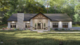 Craftsman House Plan - Aspen Valley 88808 - Front Exterior