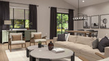 Craftsman House Plan - Aspen Valley 88808 - Great Room
