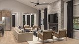 Secondary Image - Craftsman House Plan - Aspen Valley 88808 - Great Room