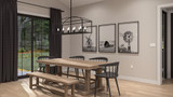 Craftsman House Plan - Aspen Valley 88808 - Dining Room