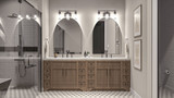 Craftsman House Plan - Aspen Valley 88808 - Master Bathroom