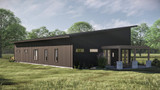 Farmhouse House Plan - Bradbury 82457 - Left Exterior