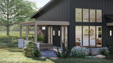 Farmhouse House Plan - Bradbury 82457 - Exterior