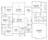 Farmhouse House Plan - 74373 - 2nd Floor Plan