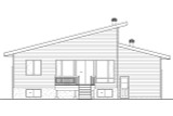Secondary Image - Contemporary House Plan - 15341 - Rear Exterior