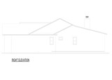 Traditional House Plan - 74401 - Right Exterior