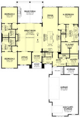 Traditional House Plan - Lennox Court 88707 - 1st Floor Plan