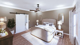 Farmhouse House Plan - 52486 - Master Bedroom