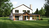 Farmhouse House Plan - 79153 - Left Exterior