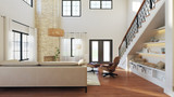 Farmhouse House Plan - 79153 - Living Room