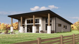 Modern House Plan - 54720 - Rear Exterior