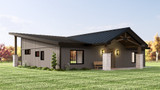 Modern House Plan - 54720 - Left Exterior