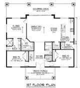 Modern House Plan - 54720 - Optional Floor Plan