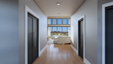 Modern House Plan - 54720 - Foyer