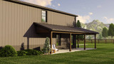 Country House Plan - 82358 - Left Exterior