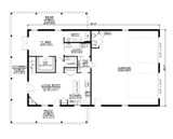 Country House Plan - 82358 - 1st Floor Plan