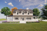 Country House Plan - Willow Creek 70615 - Front Exterior