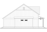 Farmhouse House Plan - Stevens 72568 - Left Exterior