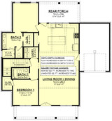 Farmhouse House Plan - Stevens 72568 - Optional Floor Plan